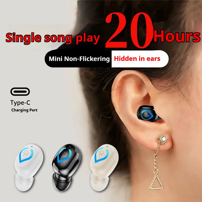 Bluetooth Headset On Ear - Mini Wireless Bluetooth Headphones With Microphone