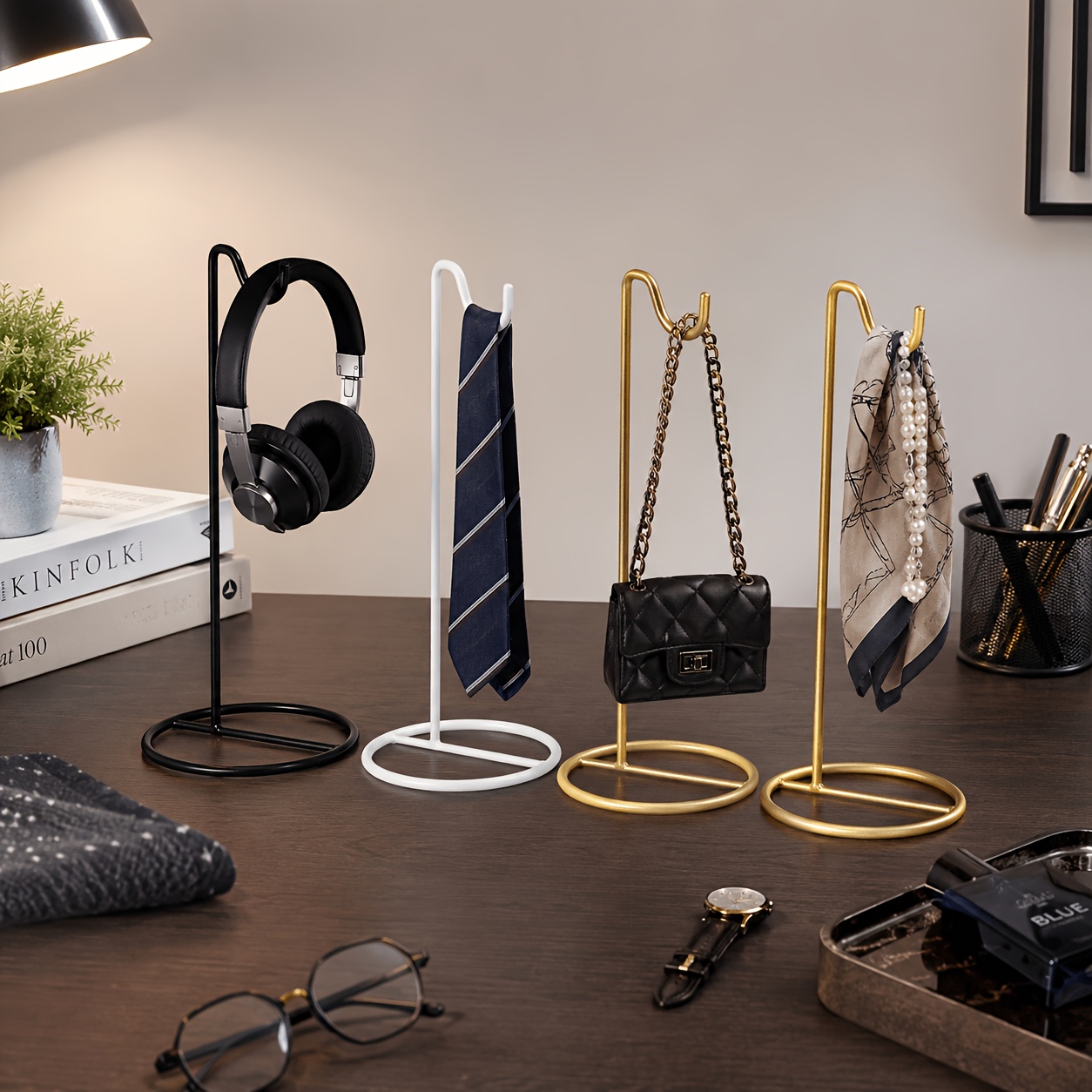 Headphone Stand Desk - Multi Functional Desktop Storage Stand,Headphone Display
