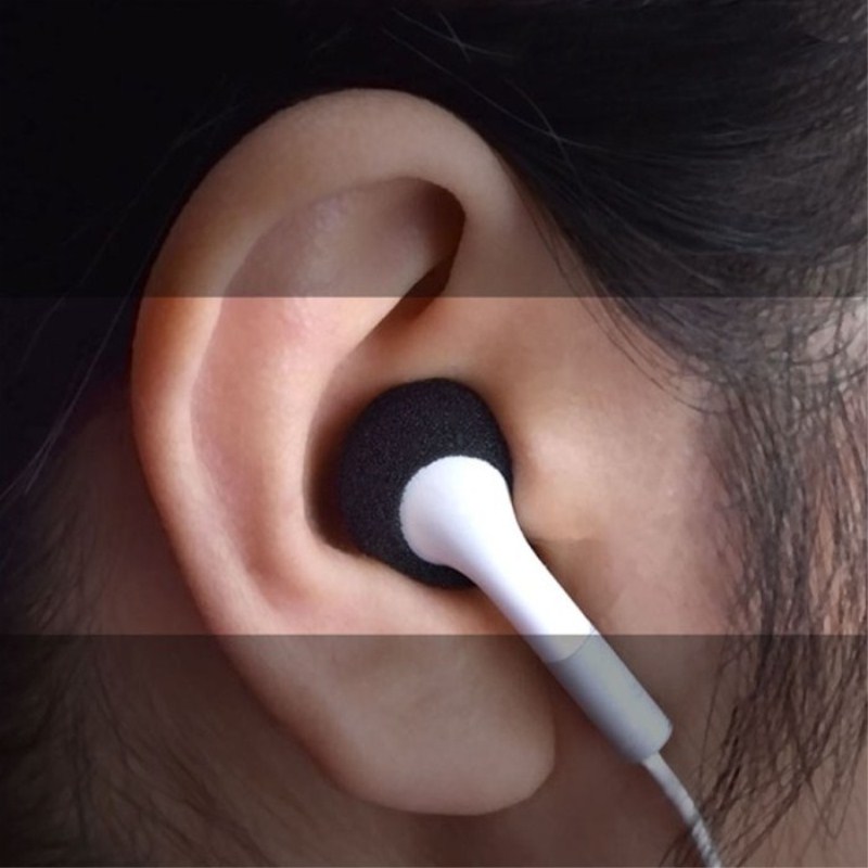 100Pcs Soft Foam Ear Tips,Ear  - Earphone Foam Tip ulasan dan harga