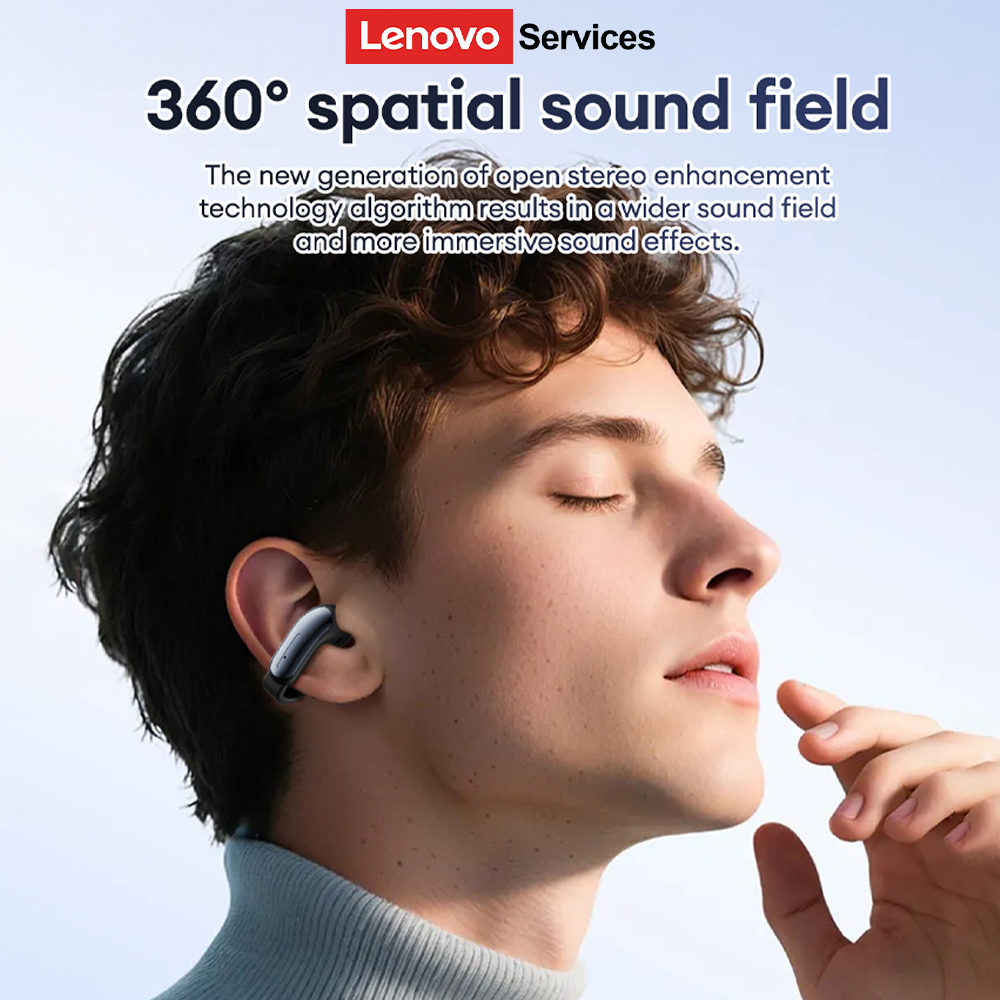 Lenovo LES-108 Bone Conduction - Earbuds Charging Case ulasan dan harga