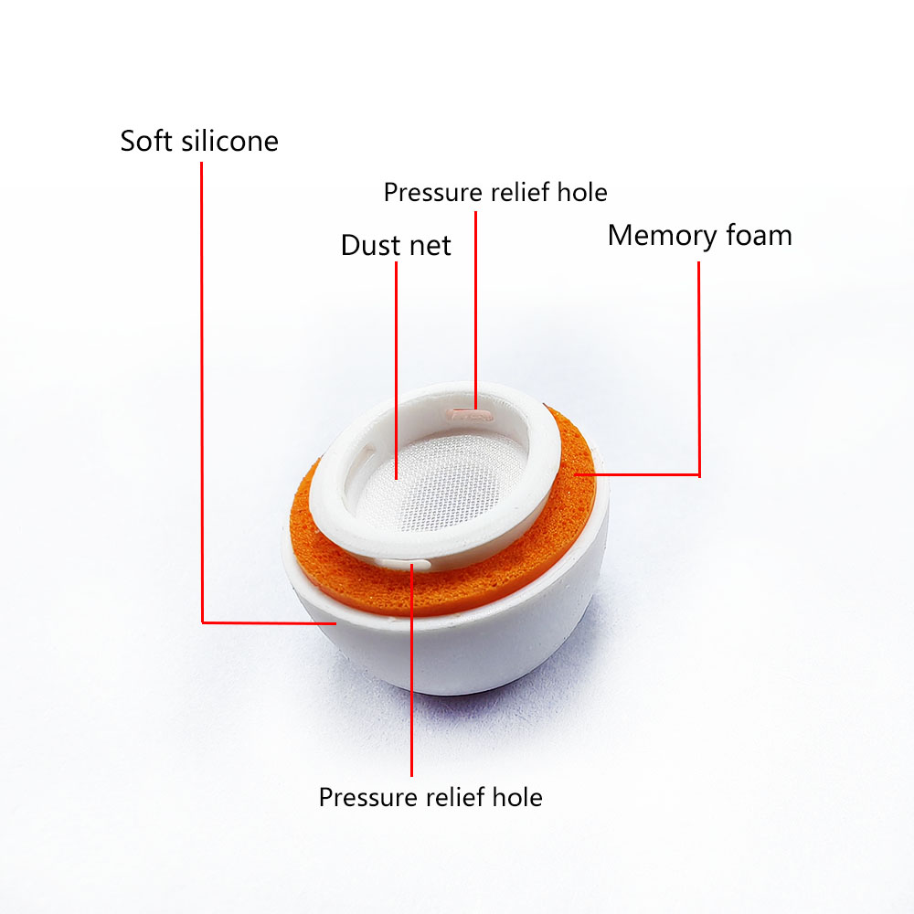 Memory Foam Ear Tips For AirPo - Silicone Ear Tip Replacement ulasan dan harga