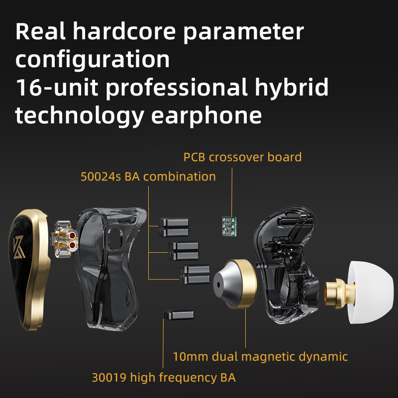 KZ ZAS Metal Wired Earphone 16 - Audiophile Headphone Wired ulasan dan harga
