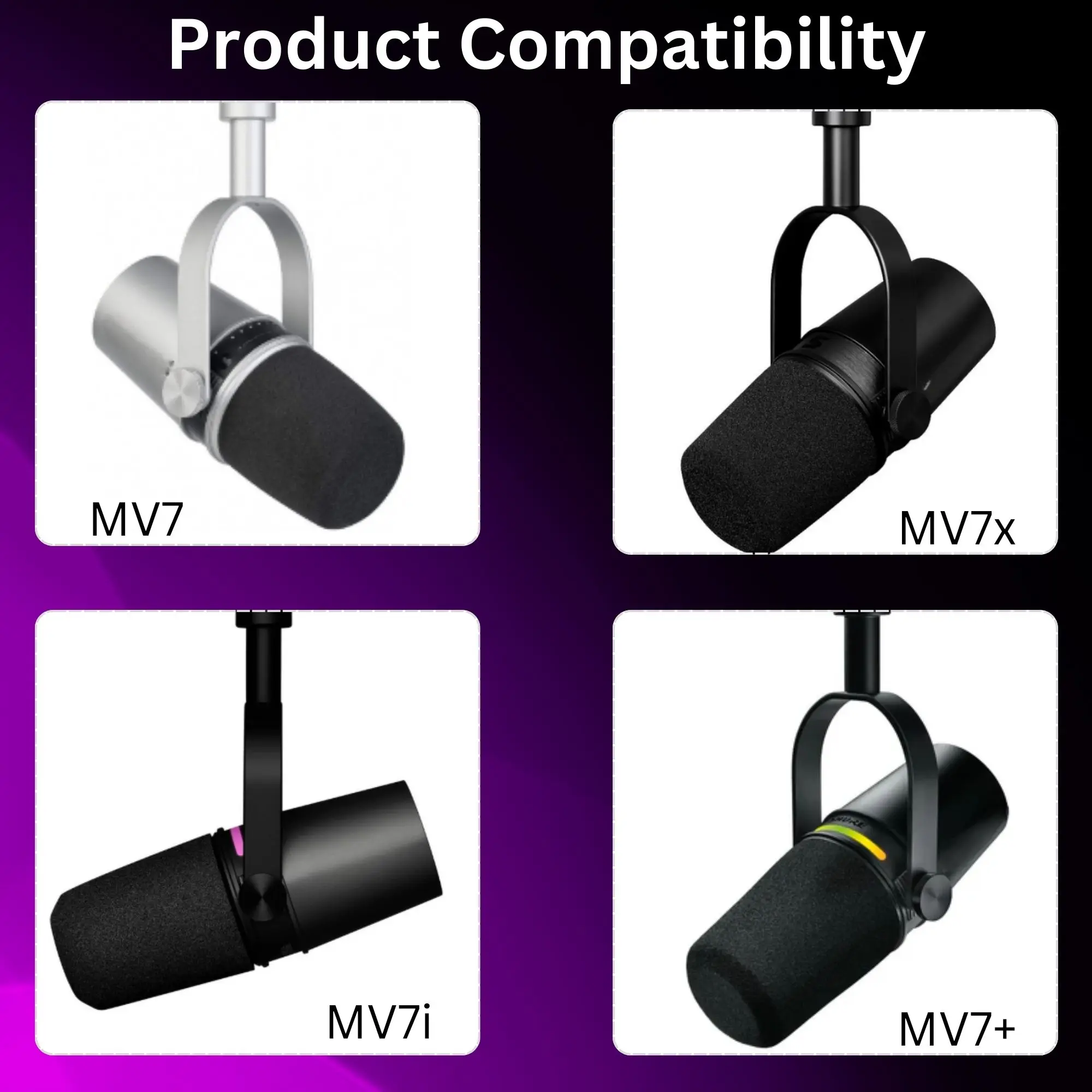 MV7 Foam for Shure MV7, MV7i,  - Shure Mic Sm7B ulasan dan harga