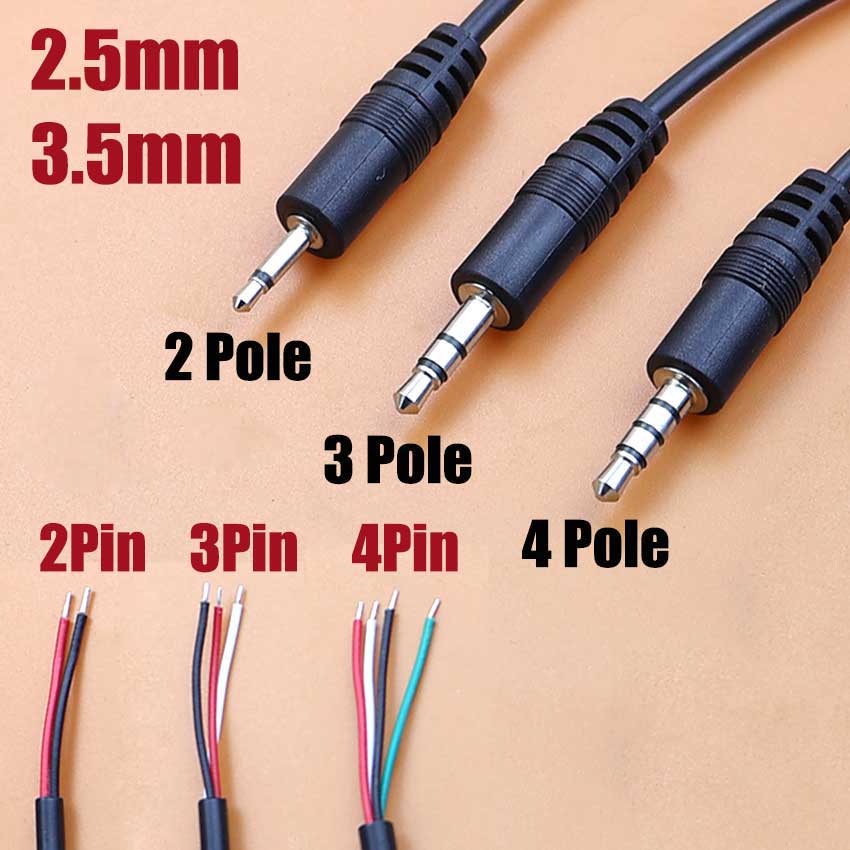 1pcs 2.5mm 3.5mm Mono Stereo A - Audiophile Headphone Wired ulasan dan harga