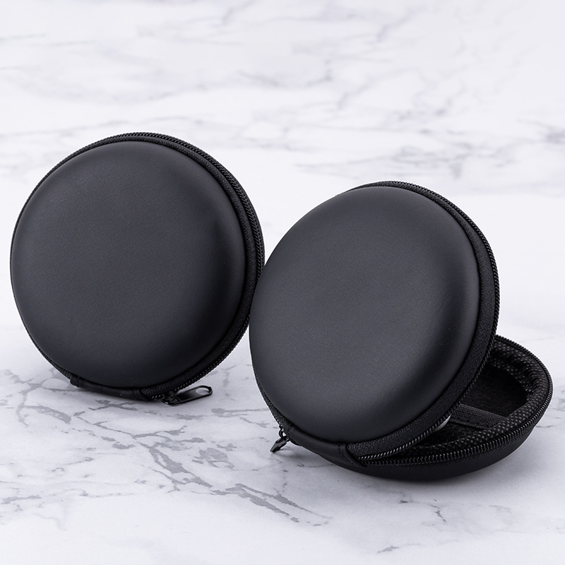 Earphone Storage Case PU Mini  - Headphone Case Hard ulasan dan harga