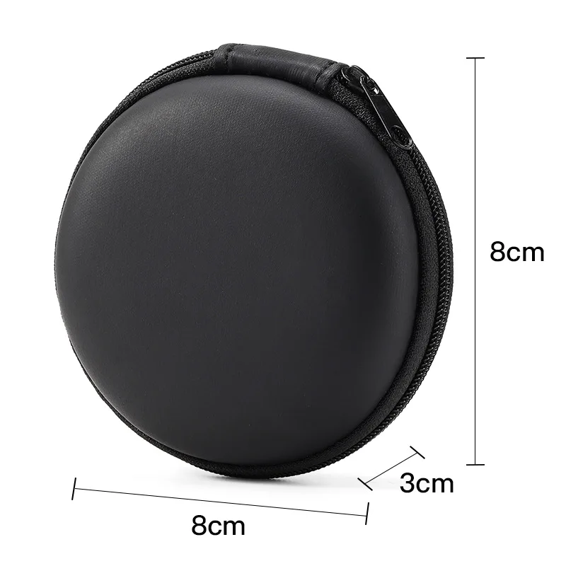 Earphone Storage Case PU Mini  - Headphone Case Hard ulasan dan harga
