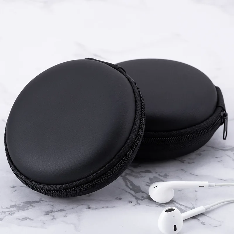 Earphone Storage Case PU Mini  - Headphone Case Hard ulasan dan harga