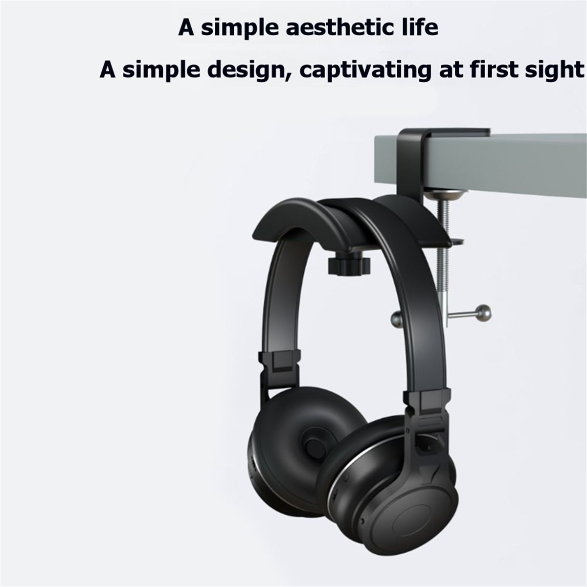 DT75BG Adjustable Rotatable Ar - Headphone Stand Desk ulasan dan harga