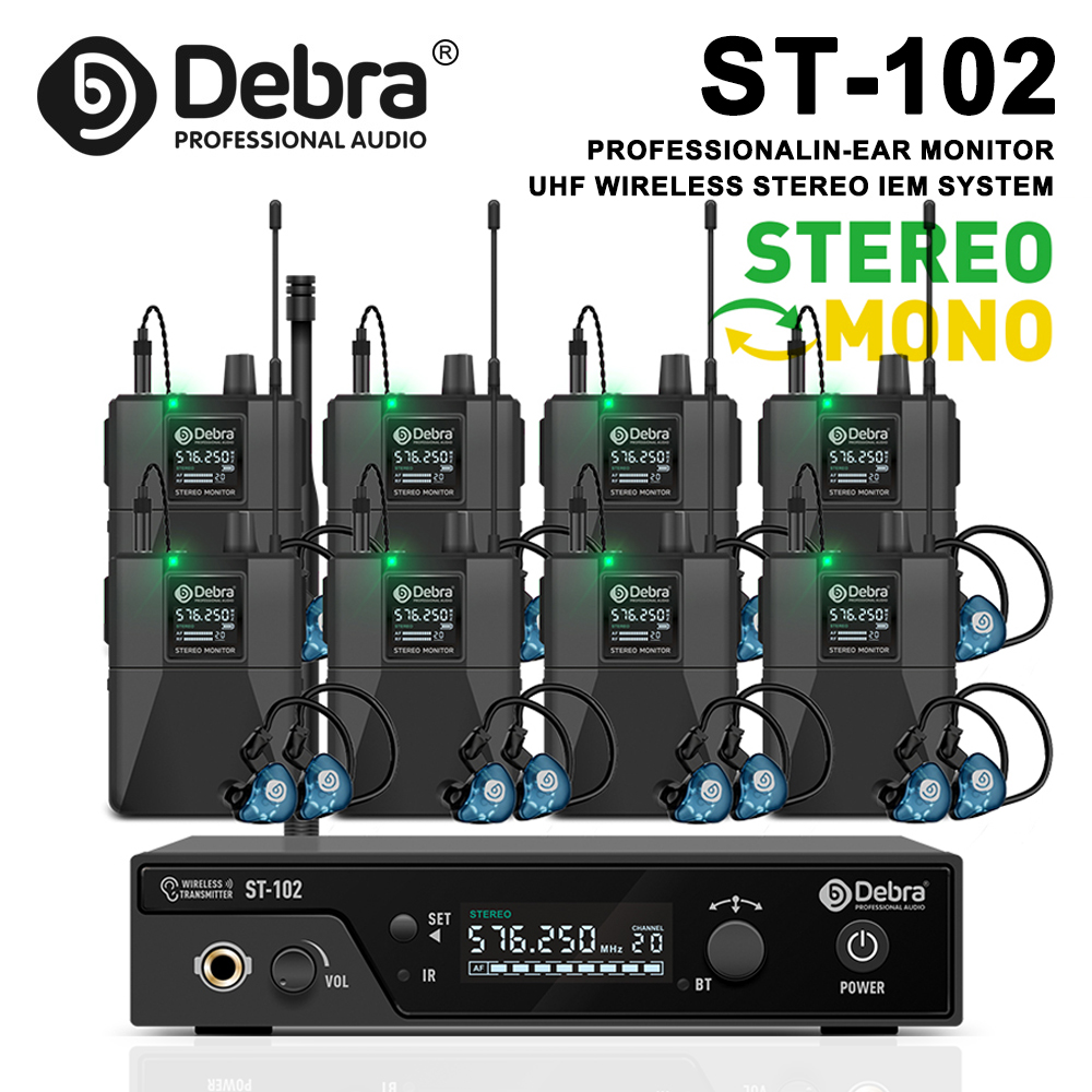 Debra ST-102 UHF IEM Stereo Wi - In Ear Monitor Iem ulasan dan harga