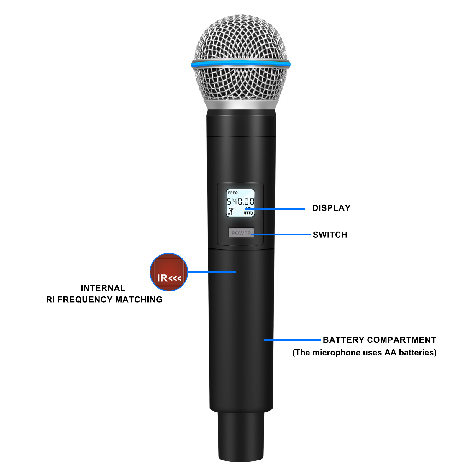 Microfone profissional sem fio - Shure Mic Sm7B ulasan dan harga
